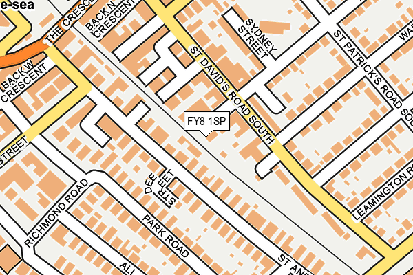 FY8 1SP map - OS OpenMap – Local (Ordnance Survey) FY8 1SP map - OS OpenMap – Local (Ordnance Survey)
