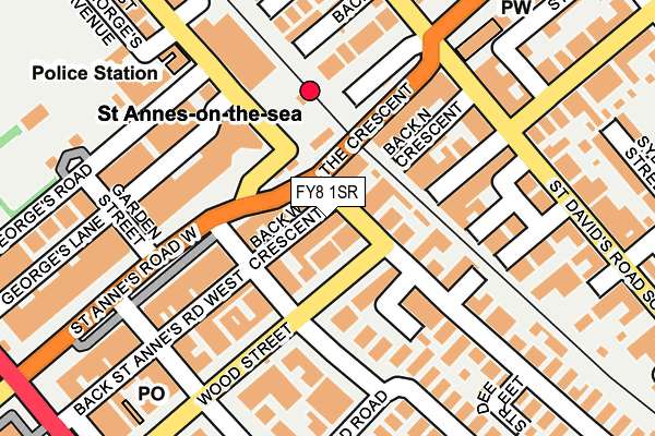 FY8 1SR map - OS OpenMap – Local (Ordnance Survey) FY8 1SR map - OS OpenMap – Local (Ordnance Survey)