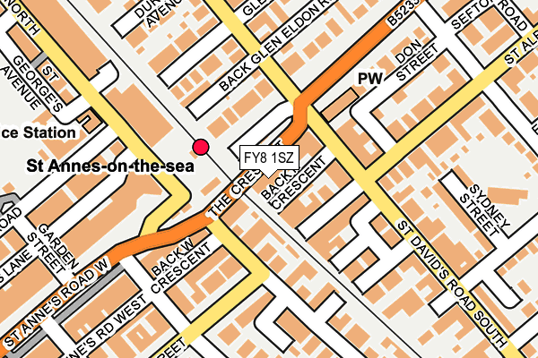 FY8 1SZ map - OS OpenMap – Local (Ordnance Survey) FY8 1SZ map - OS OpenMap – Local (Ordnance Survey)