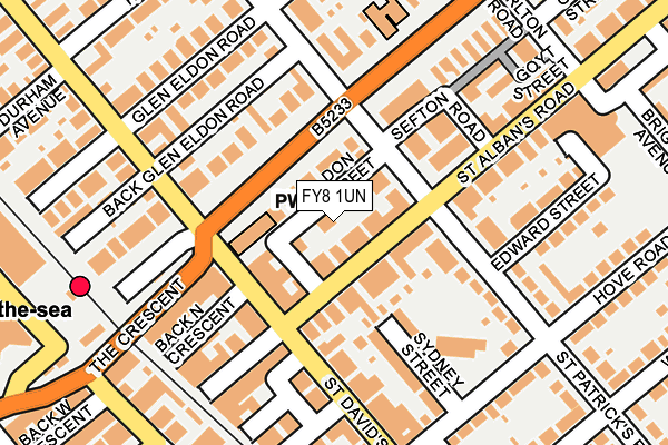FY8 1UN map - OS OpenMap – Local (Ordnance Survey) FY8 1UN map - OS OpenMap – Local (Ordnance Survey)