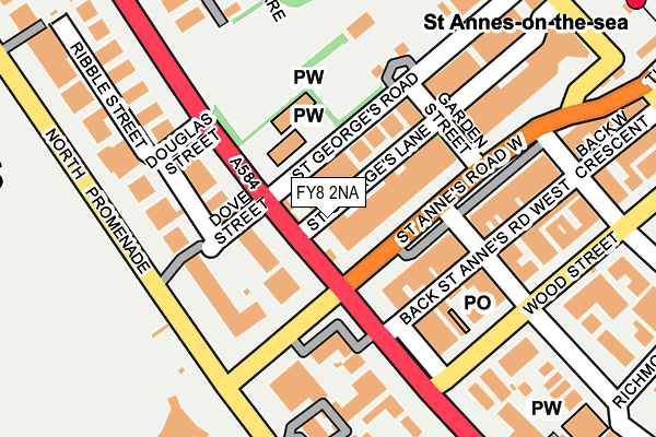 FY8 2NA map - OS OpenMap – Local (Ordnance Survey) FY8 2NA map - OS OpenMap – Local (Ordnance Survey)