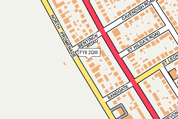 FY8 2QW map - OS OpenMap – Local (Ordnance Survey) FY8 2QW map - OS OpenMap – Local (Ordnance Survey)
