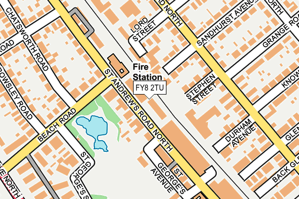 FY8 2TU map - OS OpenMap – Local (Ordnance Survey) FY8 2TU map - OS OpenMap – Local (Ordnance Survey)