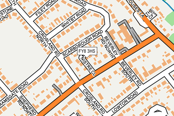 FY8 3HS map - OS OpenMap – Local (Ordnance Survey) FY8 3HS map - OS OpenMap – Local (Ordnance Survey)