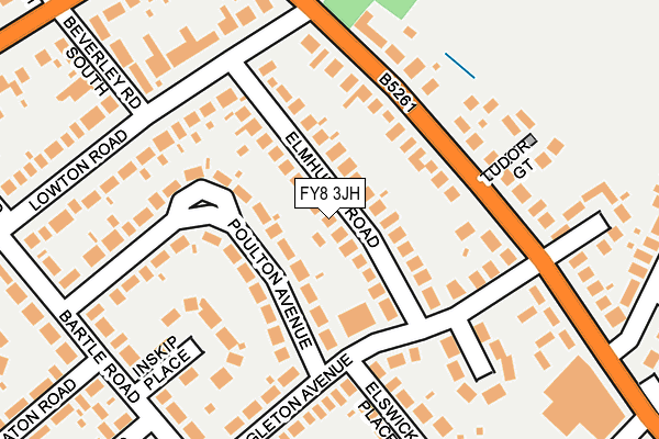 FY8 3JH map - OS OpenMap – Local (Ordnance Survey) FY8 3JH map - OS OpenMap – Local (Ordnance Survey)