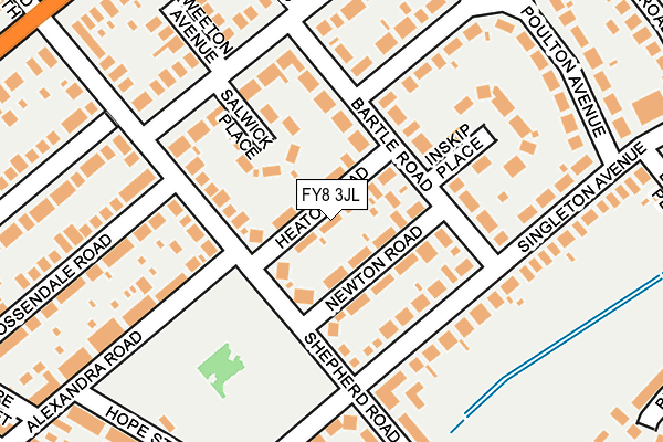 FY8 3JL map - OS OpenMap – Local (Ordnance Survey) FY8 3JL map - OS OpenMap – Local (Ordnance Survey)