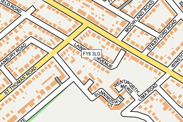 FY8 3LG map - OS OpenMap – Local (Ordnance Survey) FY8 3LG map - OS OpenMap – Local (Ordnance Survey)