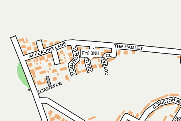 FY8 3NH map - OS OpenMap – Local (Ordnance Survey) FY8 3NH map - OS OpenMap – Local (Ordnance Survey)