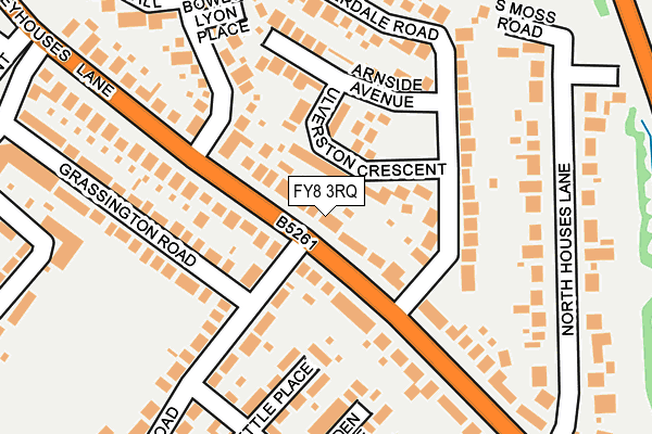 FY8 3RQ map - OS OpenMap – Local (Ordnance Survey) FY8 3RQ map - OS OpenMap – Local (Ordnance Survey)