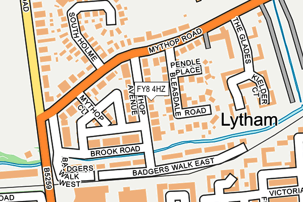 FY8 4HZ map - OS OpenMap – Local (Ordnance Survey) FY8 4HZ map - OS OpenMap – Local (Ordnance Survey)