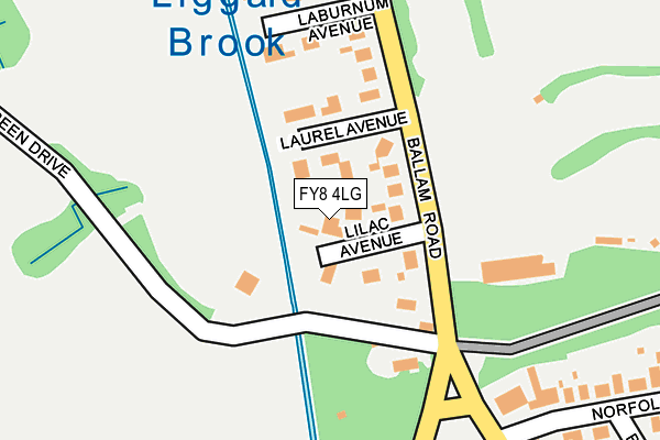 FY8 4LG map - OS OpenMap – Local (Ordnance Survey) FY8 4LG map - OS OpenMap – Local (Ordnance Survey)