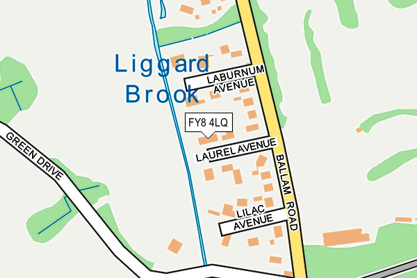 FY8 4LQ map - OS OpenMap – Local (Ordnance Survey) FY8 4LQ map - OS OpenMap – Local (Ordnance Survey)