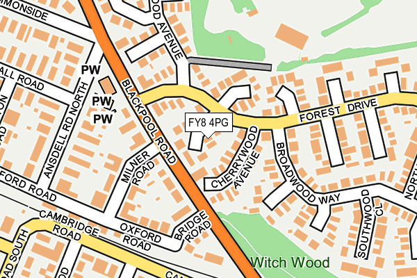 FY8 4PG map - OS OpenMap – Local (Ordnance Survey) FY8 4PG map - OS OpenMap – Local (Ordnance Survey)