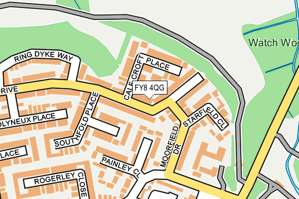 FY8 4QG map - OS OpenMap – Local (Ordnance Survey) FY8 4QG map - OS OpenMap – Local (Ordnance Survey)