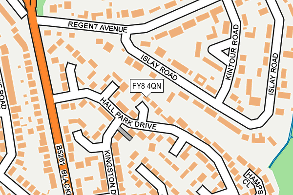 FY8 4QN map - OS OpenMap – Local (Ordnance Survey) FY8 4QN map - OS OpenMap – Local (Ordnance Survey)