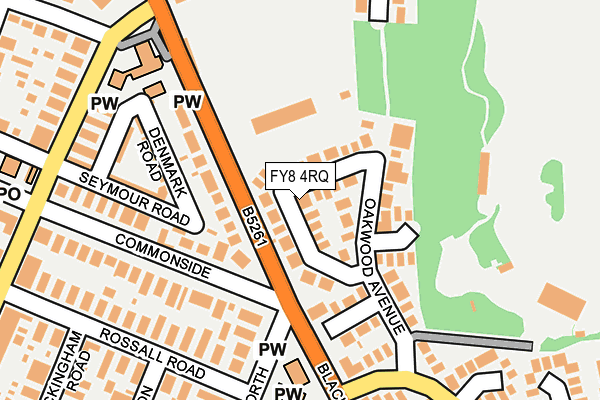 FY8 4RQ map - OS OpenMap – Local (Ordnance Survey) FY8 4RQ map - OS OpenMap – Local (Ordnance Survey)