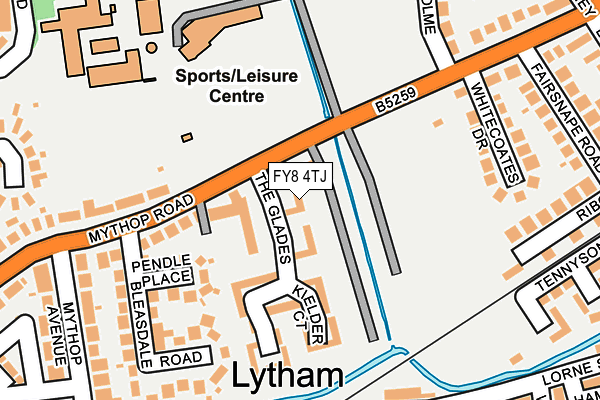 FY8 4TJ map - OS OpenMap – Local (Ordnance Survey) FY8 4TJ map - OS OpenMap – Local (Ordnance Survey)