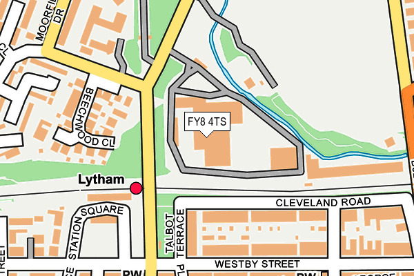 FY8 4TS map - OS OpenMap – Local (Ordnance Survey) FY8 4TS map - OS OpenMap – Local (Ordnance Survey)