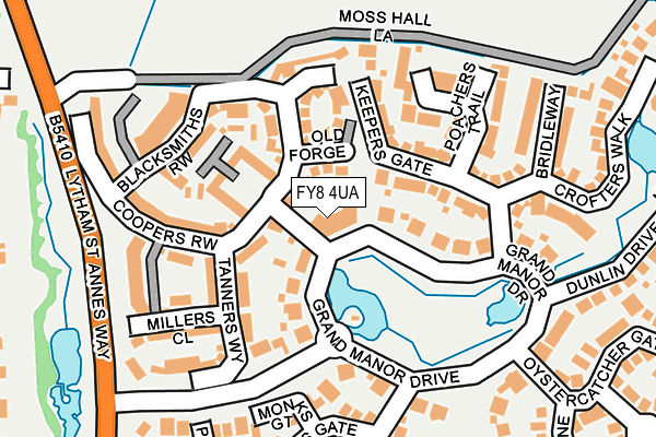 FY8 4UA map - OS OpenMap – Local (Ordnance Survey) FY8 4UA map - OS OpenMap – Local (Ordnance Survey)