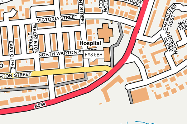 FY8 5BH map - OS OpenMap – Local (Ordnance Survey) FY8 5BH map - OS OpenMap – Local (Ordnance Survey)