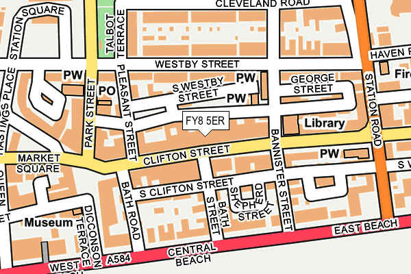 FY8 5ER map - OS OpenMap – Local (Ordnance Survey) FY8 5ER map - OS OpenMap – Local (Ordnance Survey)