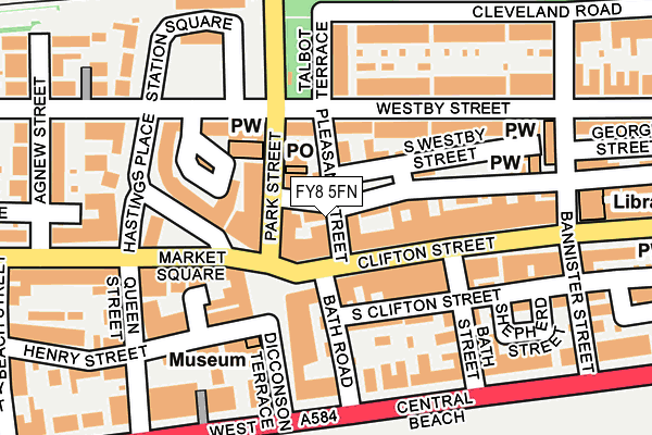 FY8 5FN map - OS OpenMap – Local (Ordnance Survey)