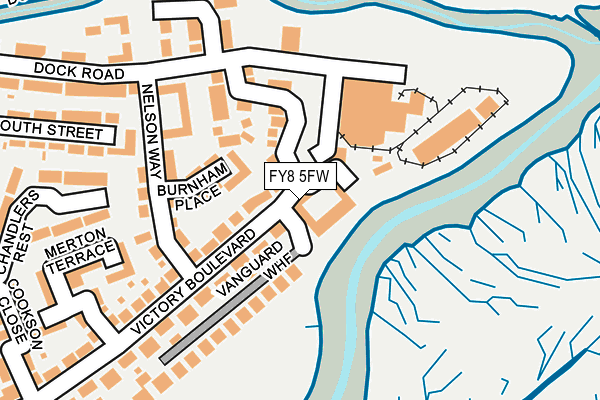 FY8 5FW map - OS OpenMap – Local (Ordnance Survey) FY8 5FW map - OS OpenMap – Local (Ordnance Survey)