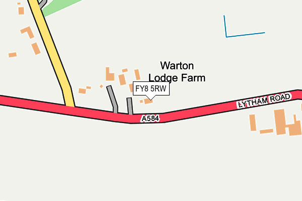 FY8 5RW map - OS OpenMap – Local (Ordnance Survey) FY8 5RW map - OS OpenMap – Local (Ordnance Survey)