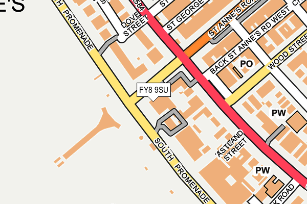 FY8 9SU map - OS OpenMap – Local (Ordnance Survey) FY8 9SU map - OS OpenMap – Local (Ordnance Survey)