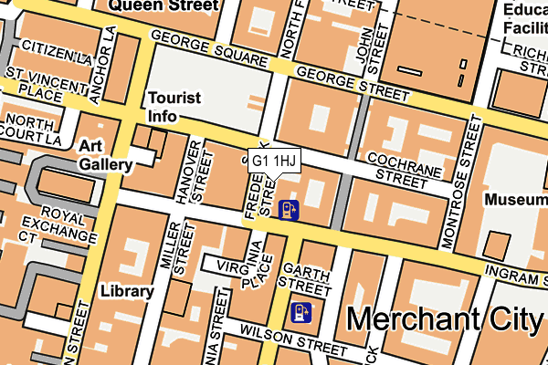 G1 1HJ map - OS OpenMap – Local (Ordnance Survey)