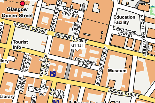 G1 1JT map - OS OpenMap – Local (Ordnance Survey) G1 1JT map - OS OpenMap – Local (Ordnance Survey)