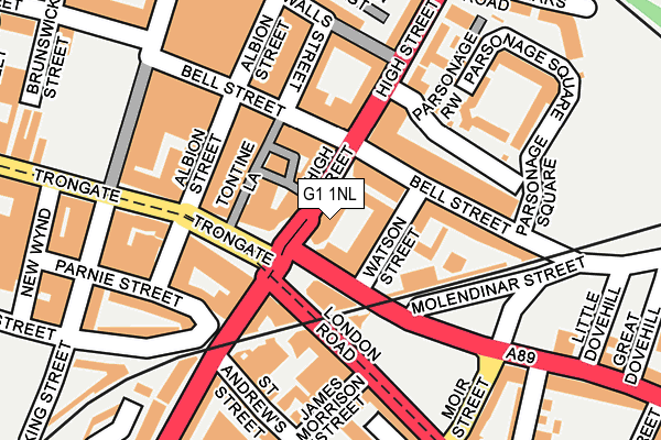 G1 1NL map - OS OpenMap – Local (Ordnance Survey) G1 1NL map - OS OpenMap – Local (Ordnance Survey)