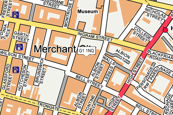 G1 1NQ map - OS OpenMap – Local (Ordnance Survey)