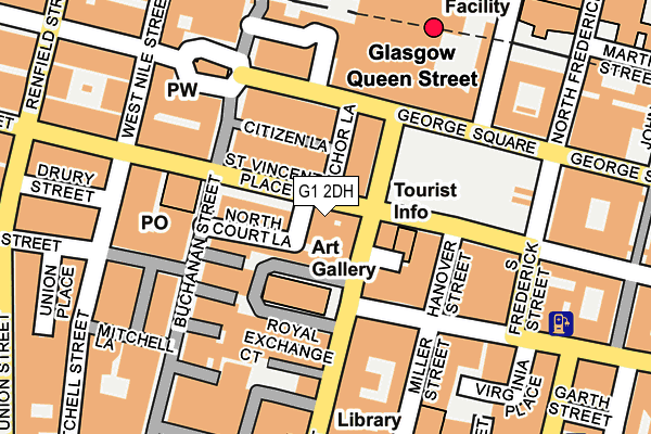 G1 2DH map - OS OpenMap – Local (Ordnance Survey) G1 2DH map - OS OpenMap – Local (Ordnance Survey)