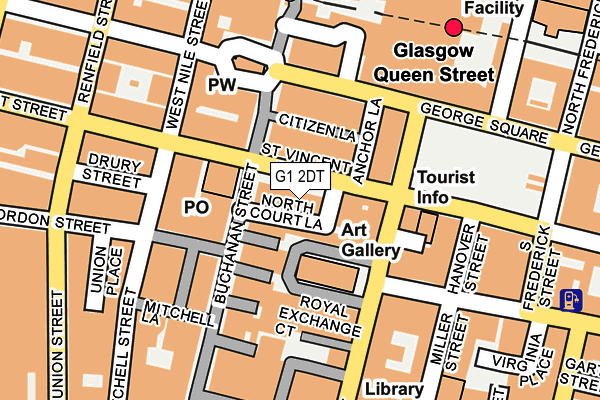G1 2DT map - OS OpenMap – Local (Ordnance Survey) G1 2DT map - OS OpenMap – Local (Ordnance Survey)