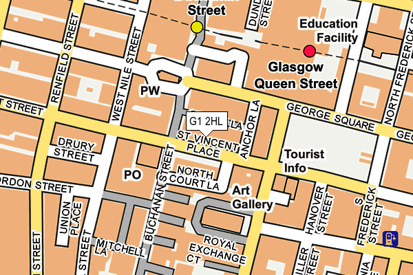 G1 2HL map - OS OpenMap – Local (Ordnance Survey) G1 2HL map - OS OpenMap – Local (Ordnance Survey)