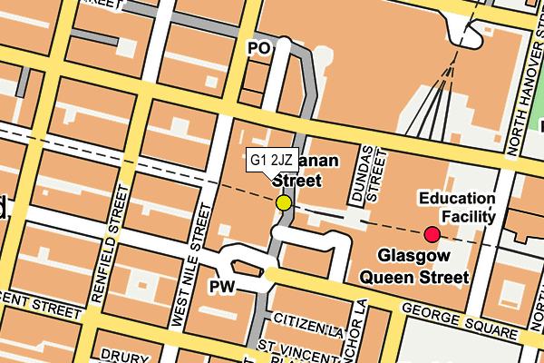 G1 2JZ map - OS OpenMap – Local (Ordnance Survey) G1 2JZ map - OS OpenMap – Local (Ordnance Survey)