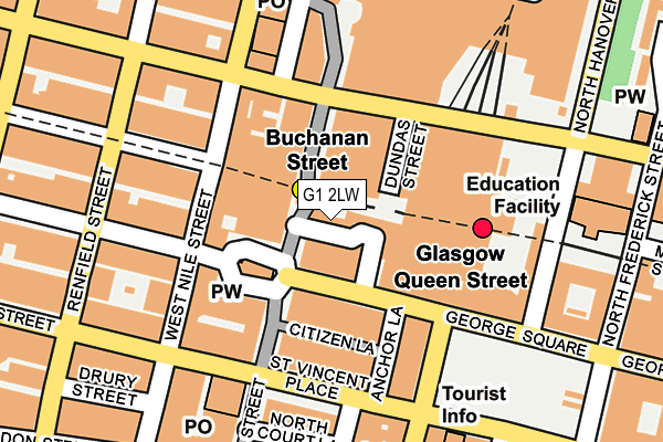 G1 2LW map - OS OpenMap – Local (Ordnance Survey) G1 2LW map - OS OpenMap – Local (Ordnance Survey)