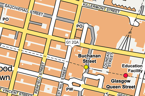 G1 2QA map - OS OpenMap – Local (Ordnance Survey) G1 2QA map - OS OpenMap – Local (Ordnance Survey)