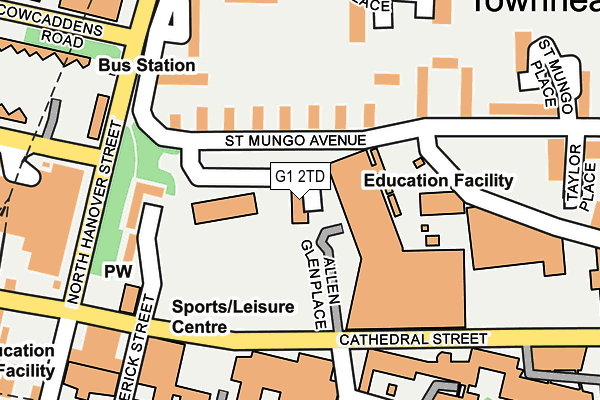 G1 2TD map - OS OpenMap – Local (Ordnance Survey) G1 2TD map - OS OpenMap – Local (Ordnance Survey)