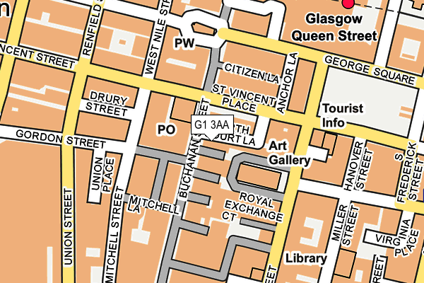 G1 3AA map - OS OpenMap – Local (Ordnance Survey) G1 3AA map - OS OpenMap – Local (Ordnance Survey)
