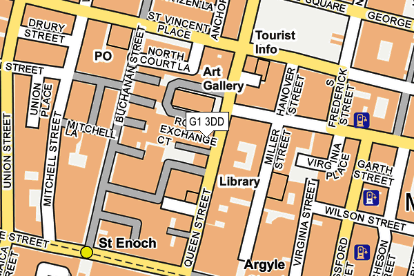 G1 3DD map - OS OpenMap – Local (Ordnance Survey)