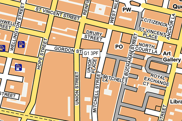 G1 3PF map - OS OpenMap – Local (Ordnance Survey) G1 3PF map - OS OpenMap – Local (Ordnance Survey)
