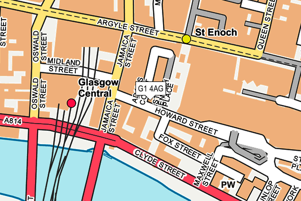 G1 4AG map - OS OpenMap – Local (Ordnance Survey) G1 4AG map - OS OpenMap – Local (Ordnance Survey)