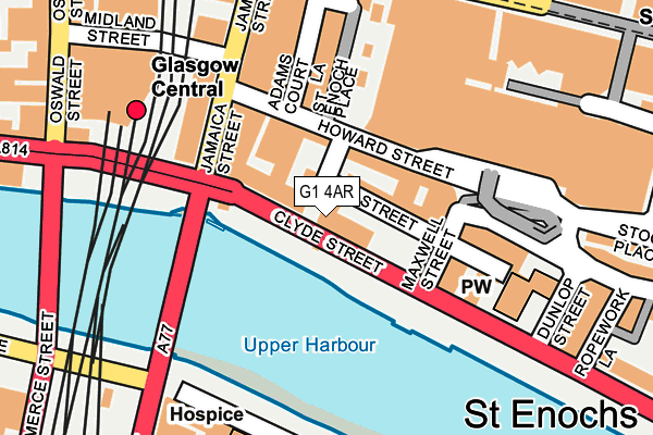G1 4AR map - OS OpenMap – Local (Ordnance Survey) G1 4AR map - OS OpenMap – Local (Ordnance Survey)