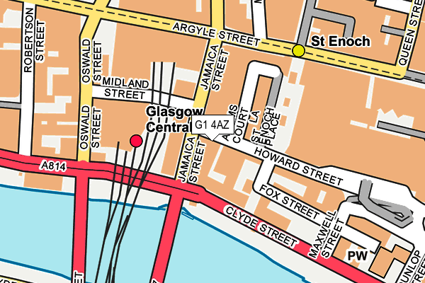G1 4AZ map - OS OpenMap – Local (Ordnance Survey) G1 4AZ map - OS OpenMap – Local (Ordnance Survey)