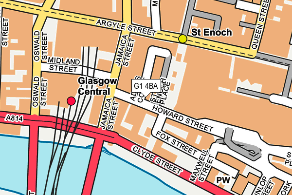 G1 4BA map - OS OpenMap – Local (Ordnance Survey) G1 4BA map - OS OpenMap – Local (Ordnance Survey)