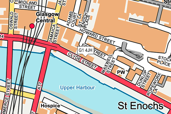 G1 4JH map - OS OpenMap – Local (Ordnance Survey) G1 4JH map - OS OpenMap – Local (Ordnance Survey)