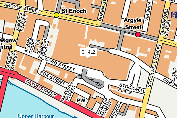 G1 4LZ map - OS OpenMap – Local (Ordnance Survey) G1 4LZ map - OS OpenMap – Local (Ordnance Survey)