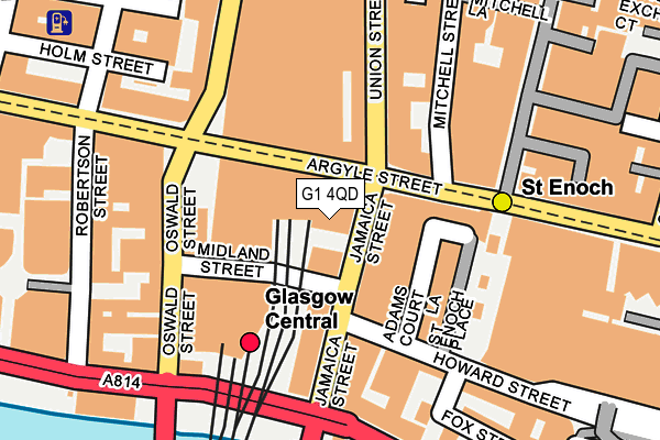 G1 4QD map - OS OpenMap – Local (Ordnance Survey) G1 4QD map - OS OpenMap – Local (Ordnance Survey)